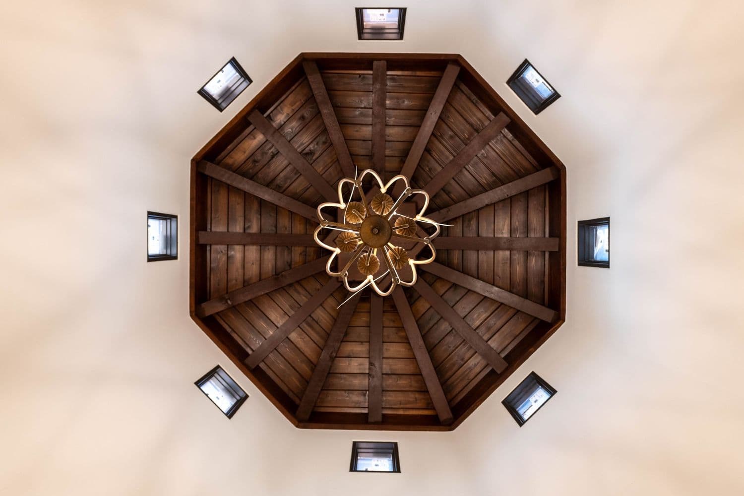 Beautiful coffered ceiling craftsmanship